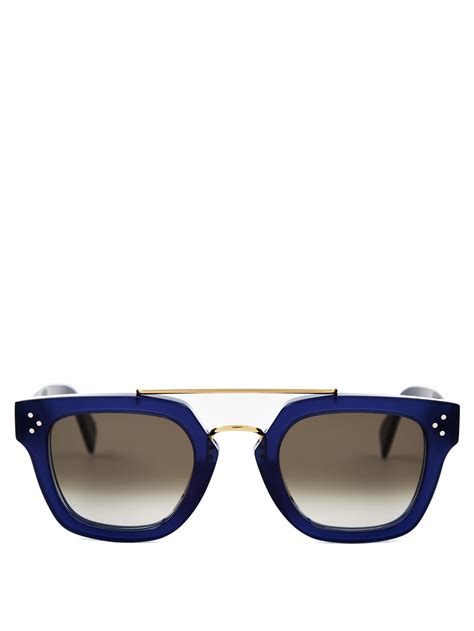 navy blue celine sunglasses|Celine usa official website.